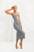 knitted tube dress