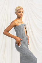 knitted tube dress