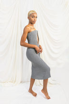 knitted tube dress