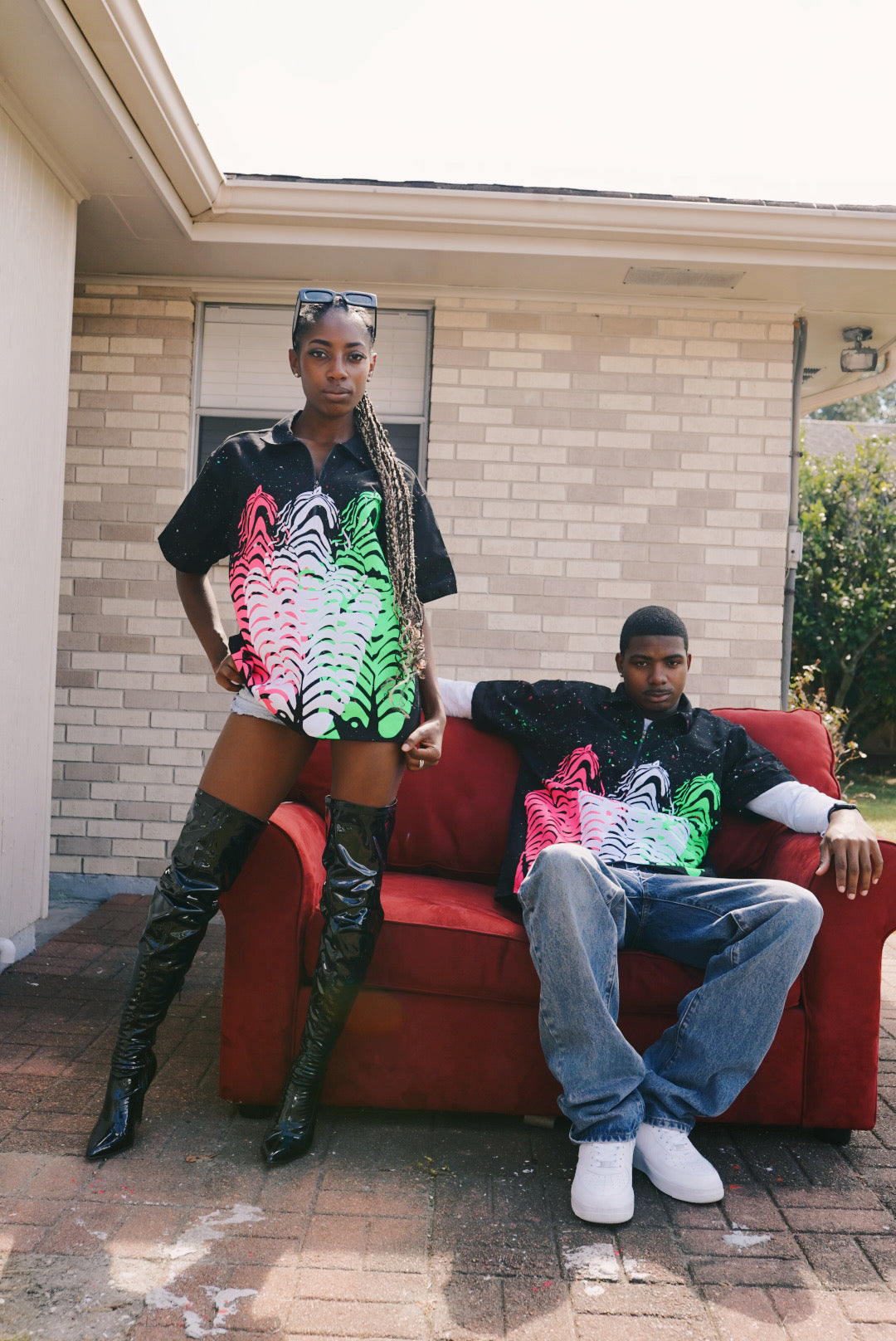 Painted Quarter Zip ( PRE-ORDER)