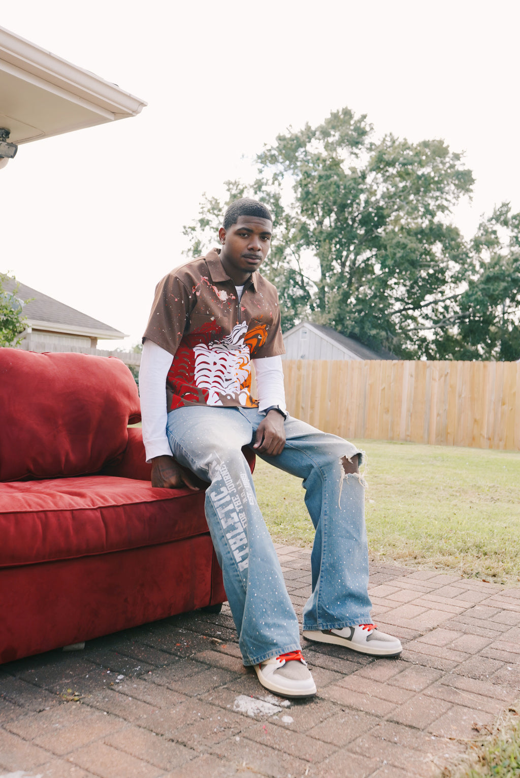 Painted Quarter Zip ( PRE-ORDER)