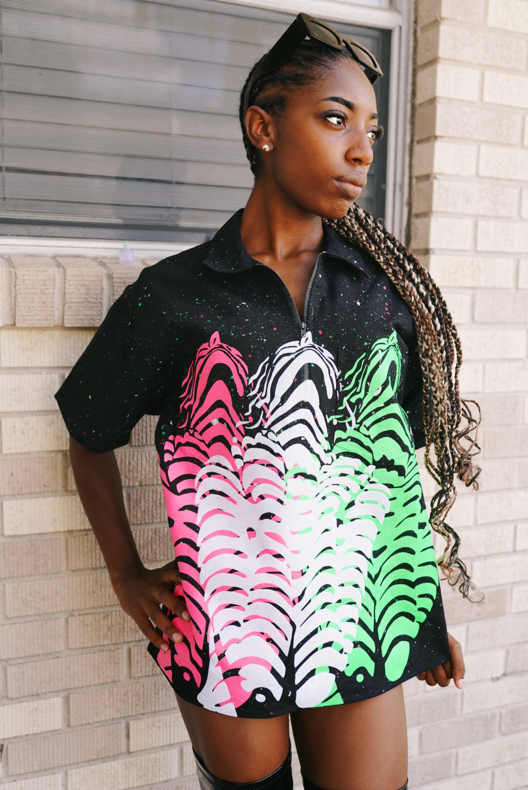 Painted Quarter Zip ( PRE-ORDER)